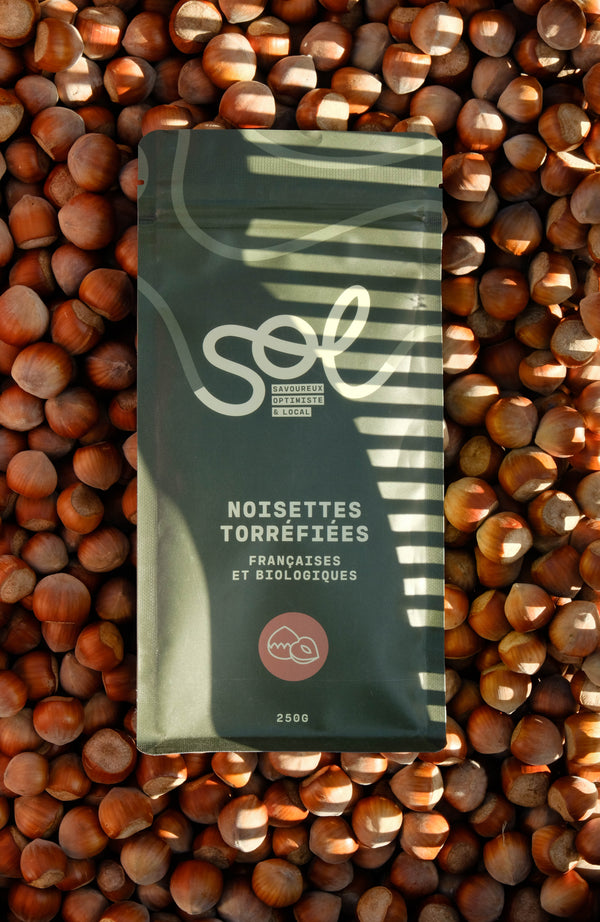 Noisettes torréfiées bio