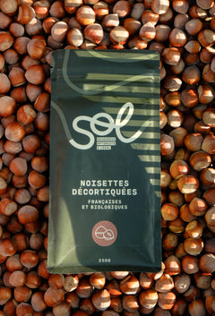 Noisettes décortiquées bio