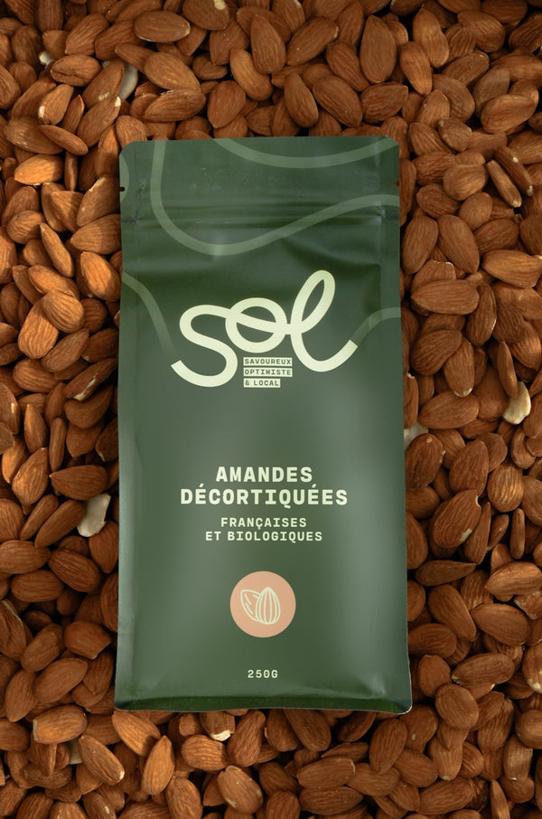 Amandes décortiquées bio